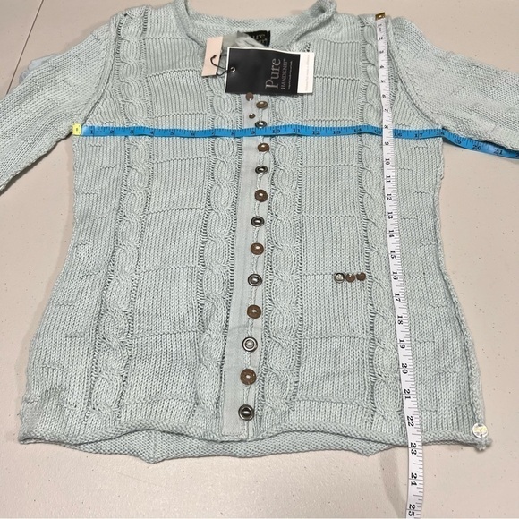🆕 Pure Handknit Brand Sweater Cardigan XS/S - Picture 8 of 9